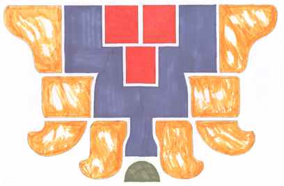 Example of the Mayan Revival art inside the theater